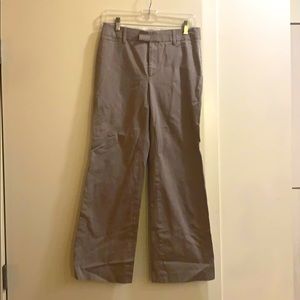 Banana Republic khaki straight leg trousers